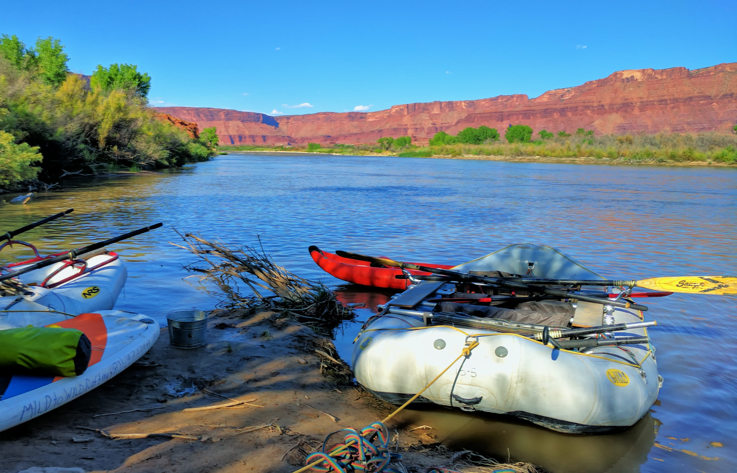 Utah white water rafting-Moab Colorado River-Mild to Wild