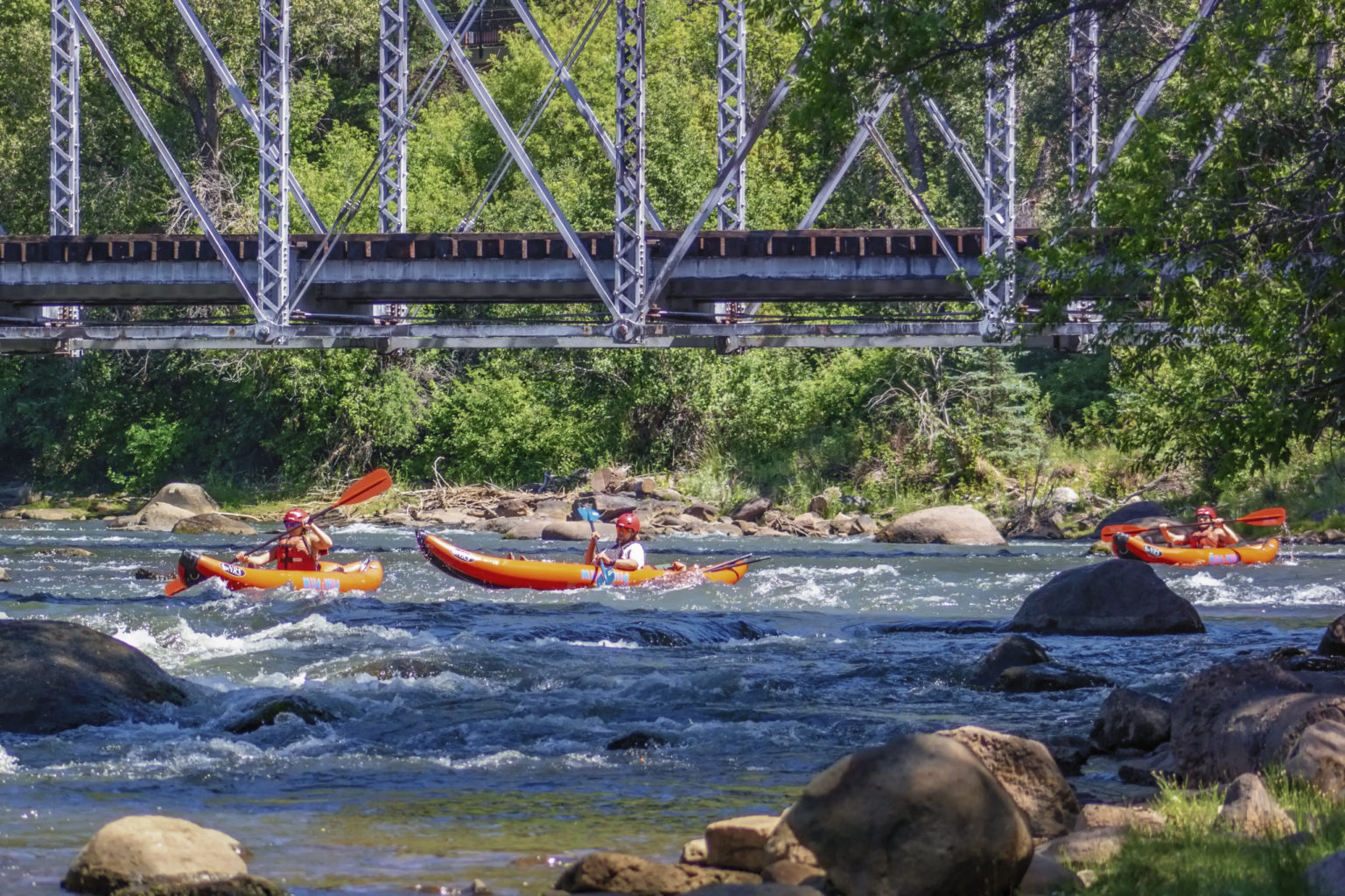 Lower Animas Kayaking-Durango Colorado-Mild to Wild Rafting