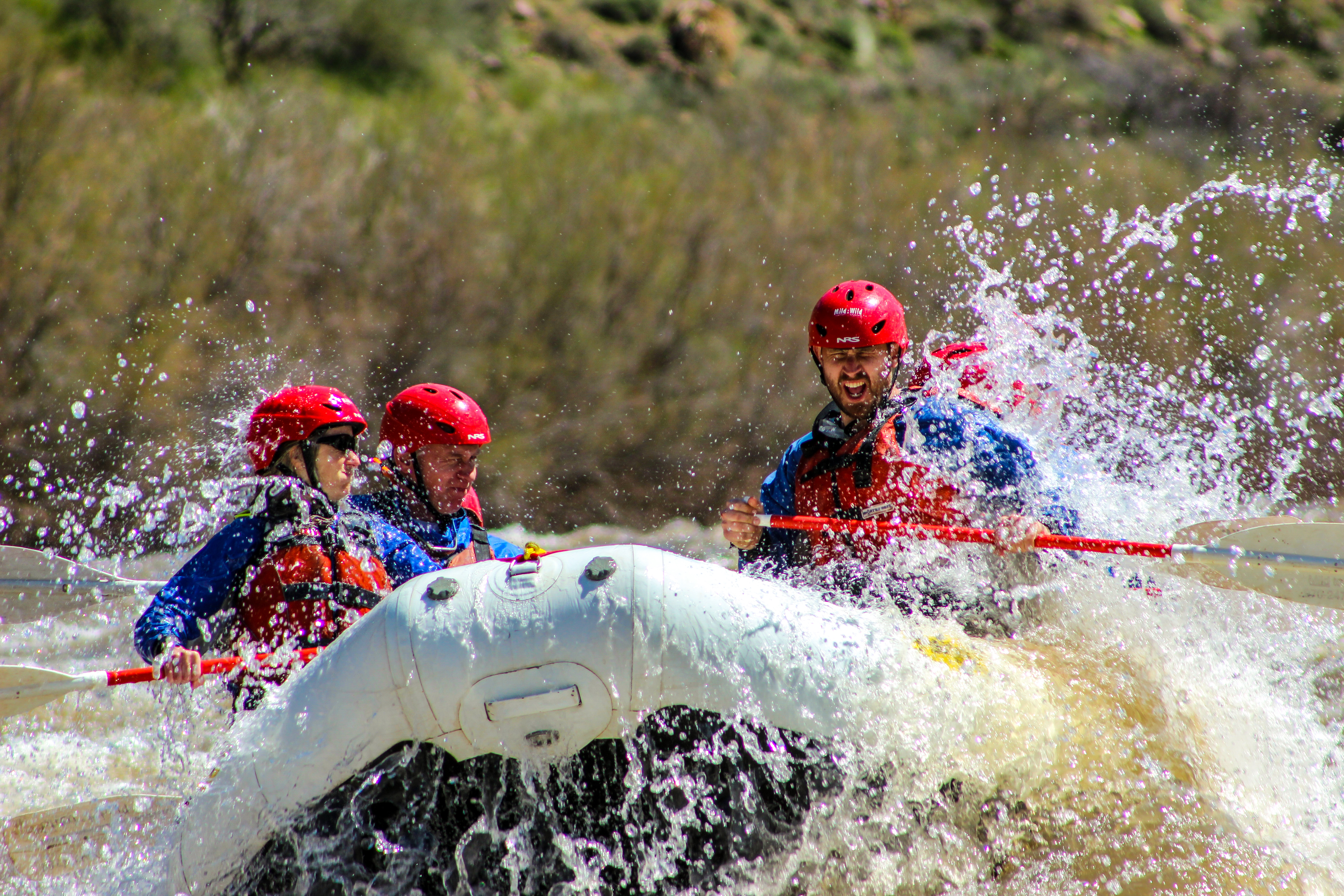 Salt River Rafting Rapid - Phoenix AZ - Mild to Wild Rafting