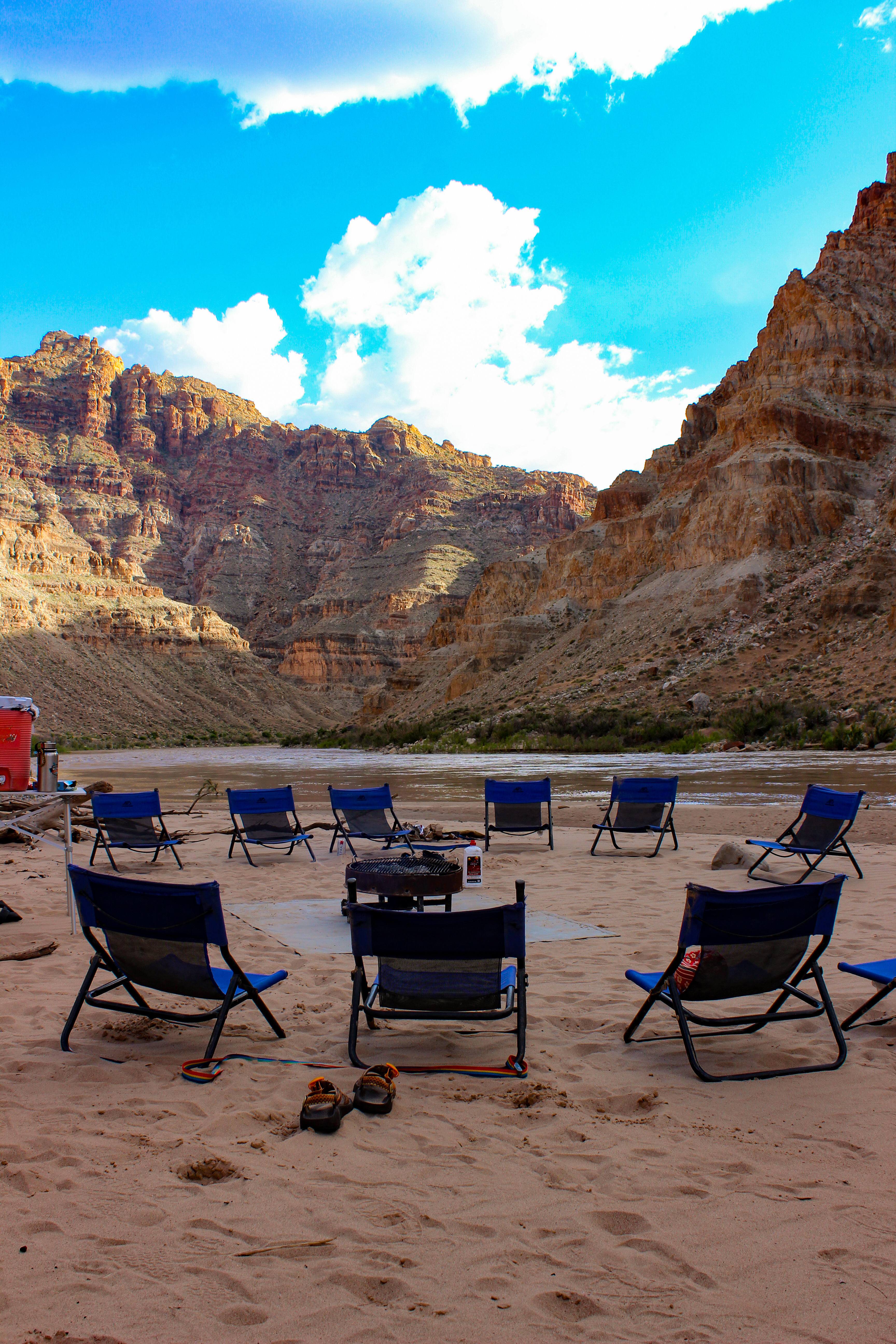 Cataract Canyon Rafting Campsite - Colorado River - Mild to Wild Rafting