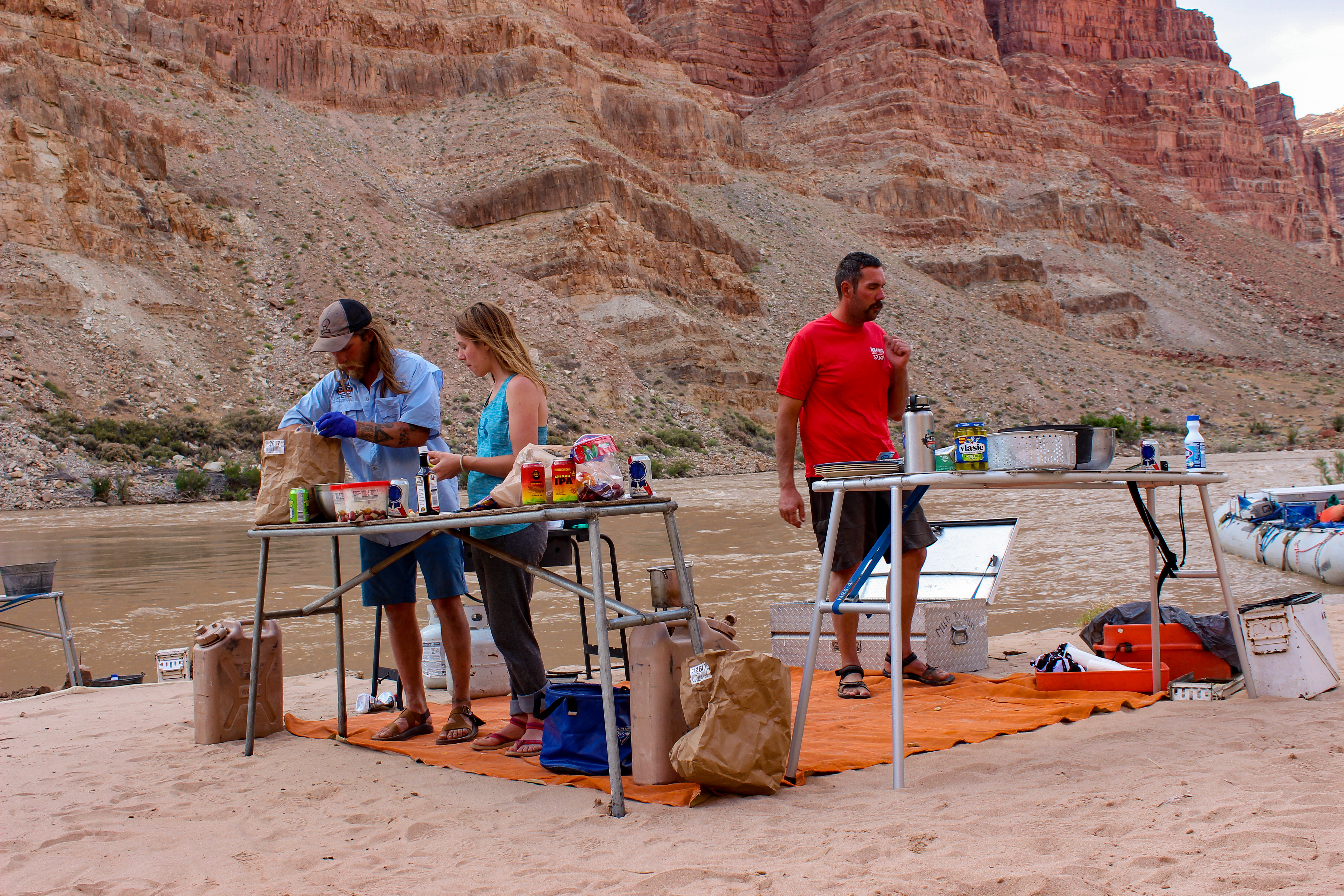 Rafting Camp Kitchen - Mild to Wild Rafting