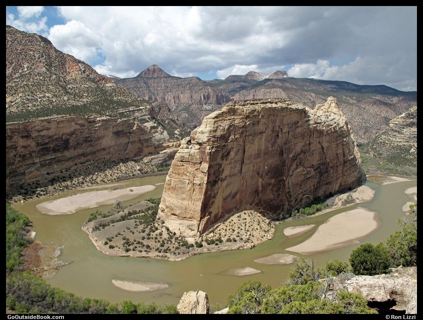 Steamboat Rock Dinosaur National Park Green River Rafting Trip