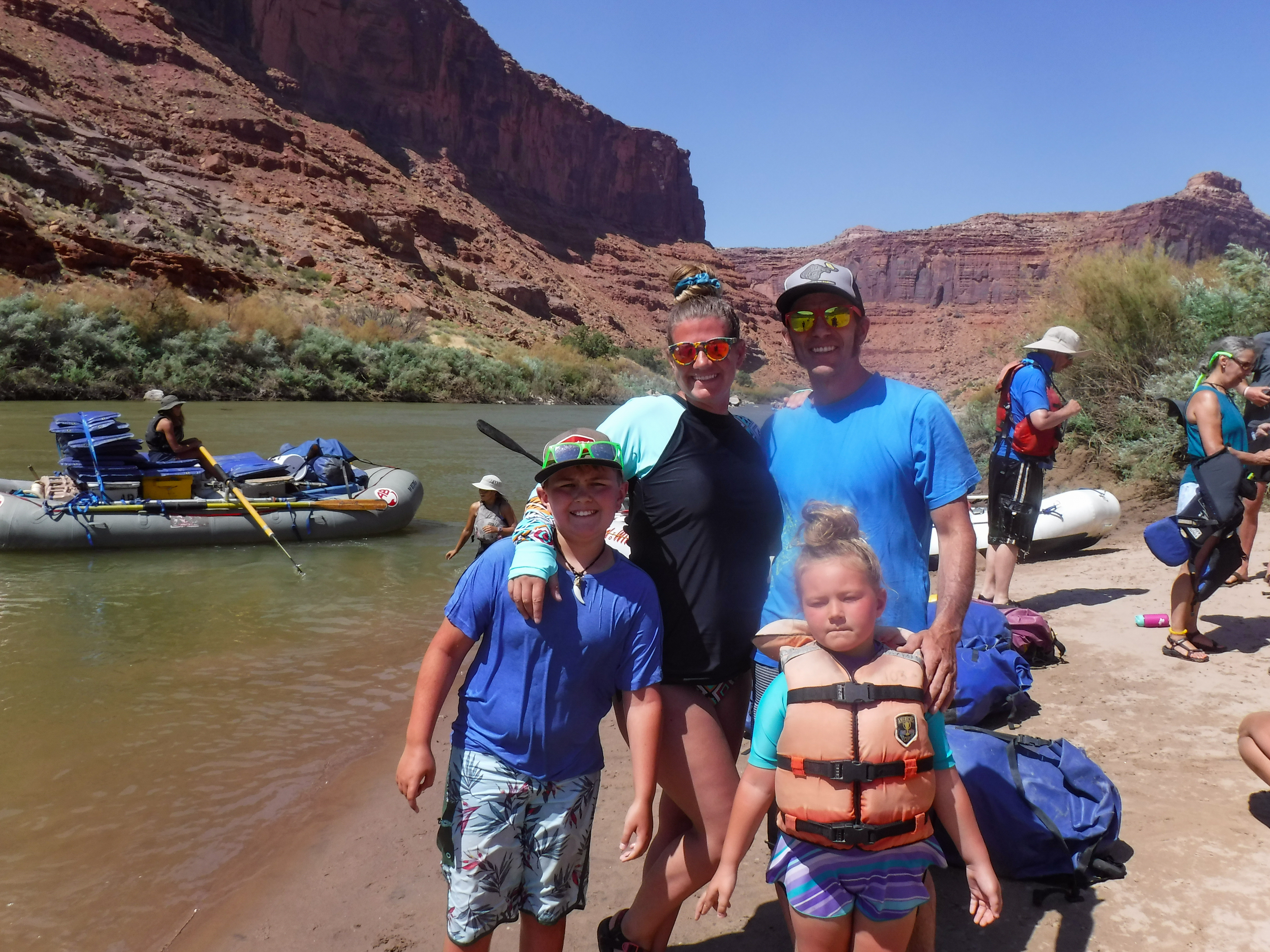 Family Rafting Trip Multiday Moab Utah