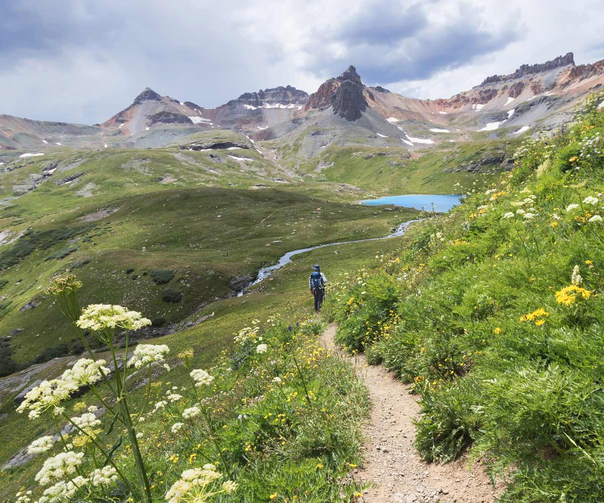 Backpacking Colorado Camping outside Durango