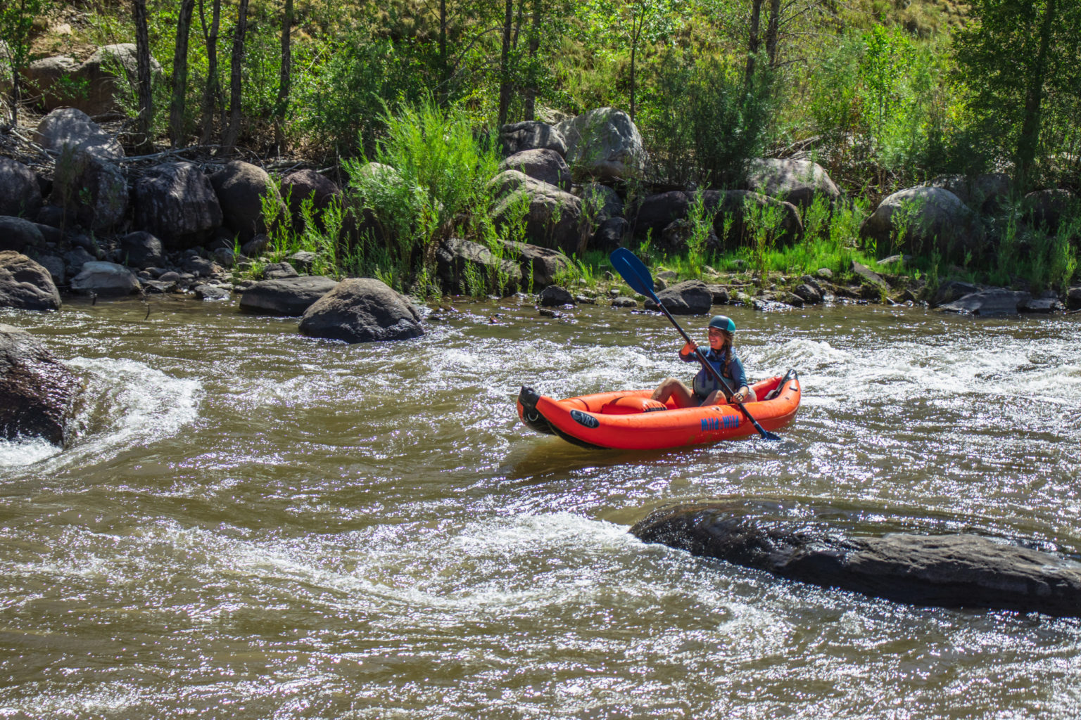 Baby Smelter Kayak - Lower Animas - Mild to Wild Raft