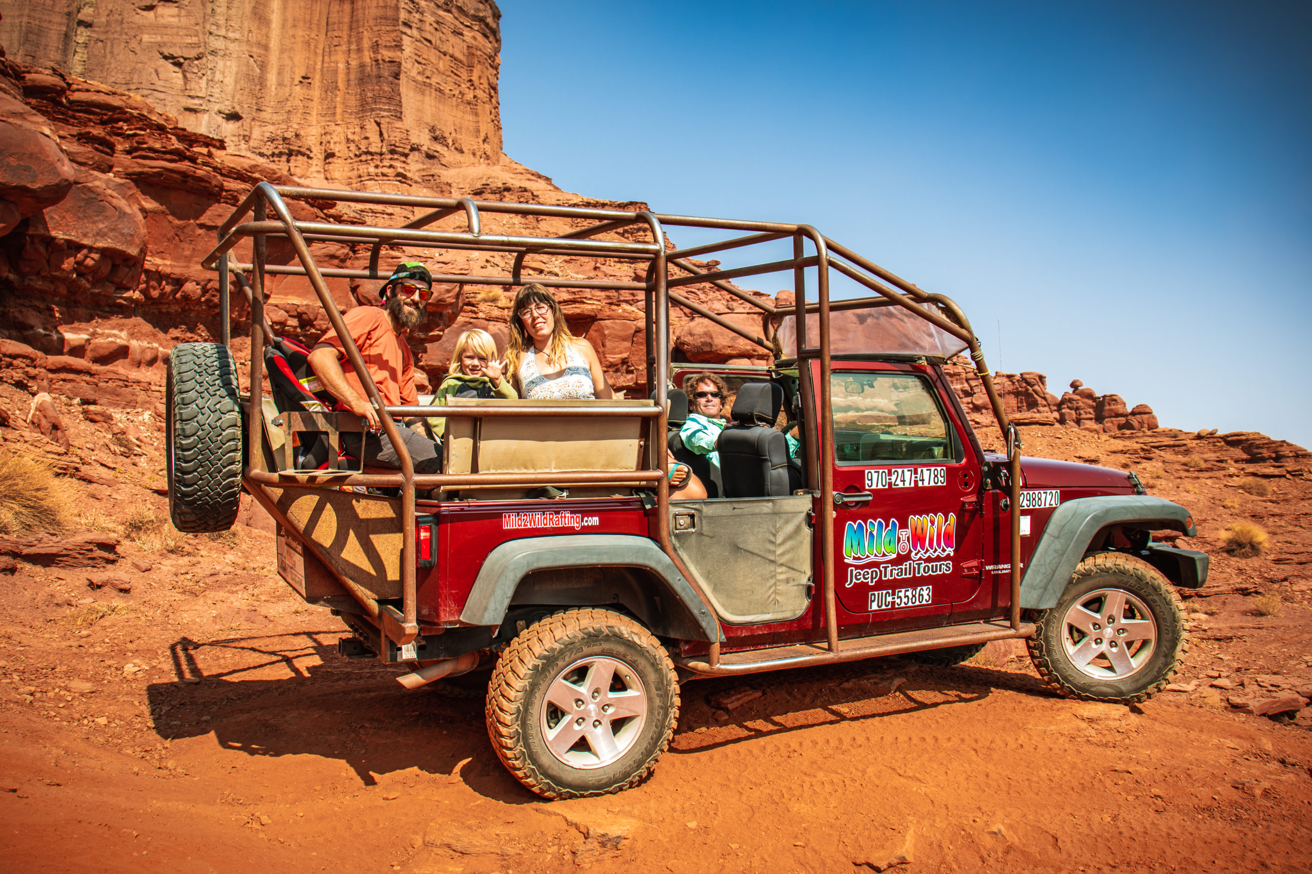 Jeep Group 1 - Moab Jeep Tours - Mild to Wild