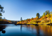 Animas River Trail Fall Morning - Durango - Mild to Wild Rafting
