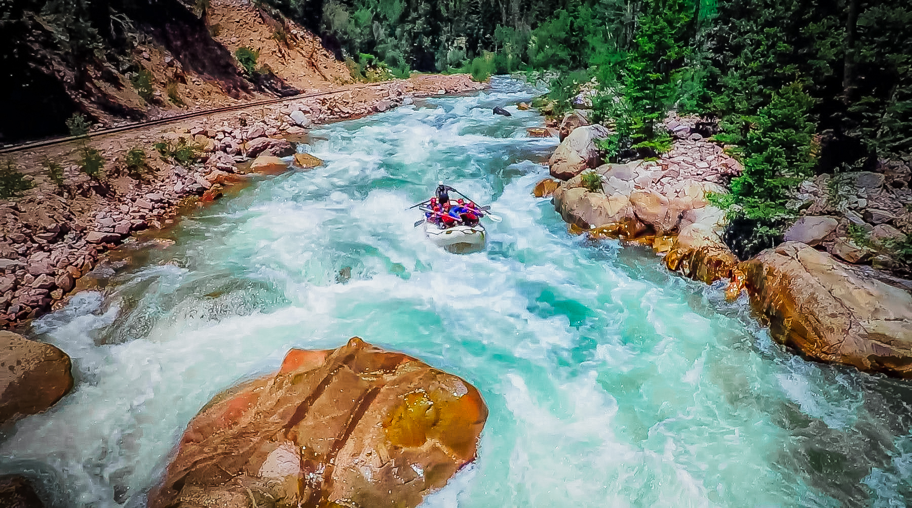 Upper Animas Drone Re-Edit - Upper Animas - Mild to Wild Rafting