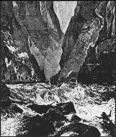 disaster falls Lodore canyon Powell expedition
