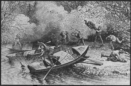 1869 Powell expedition fire