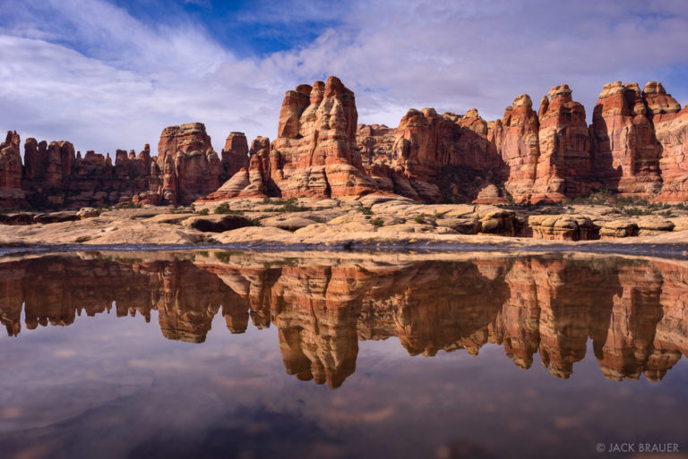 Pool in the Needles District - Canyonlands, Utah - Mild to Wild