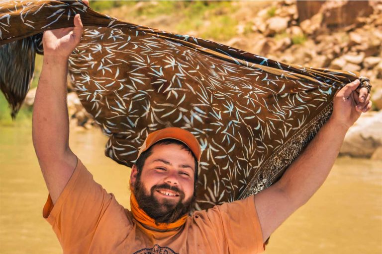 Sarong For Shade In Cataract Canyon - Mild to Wild Rafting