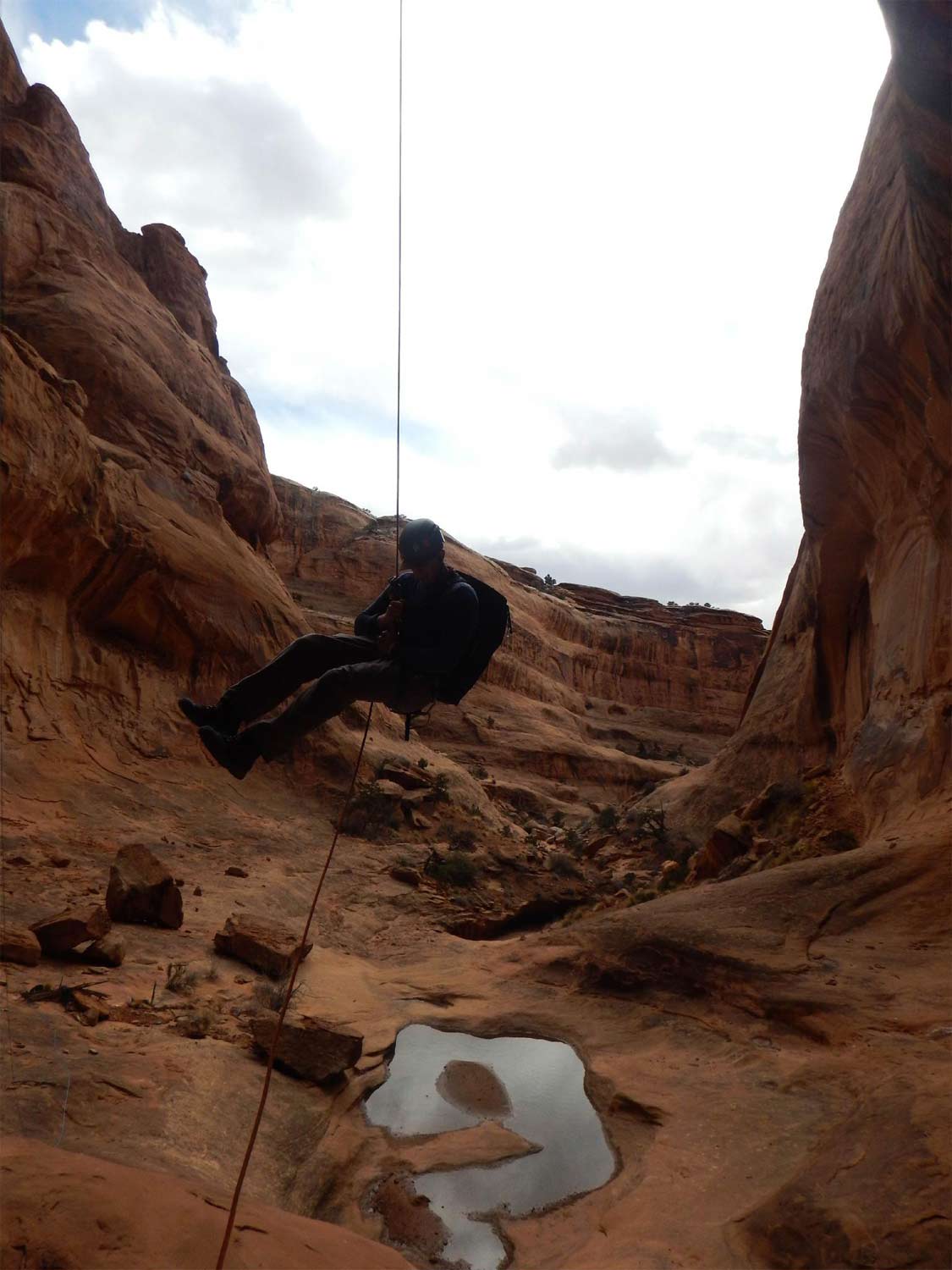 canyoneering Lockjaw Canyon Moab Utah - Mild to Wild