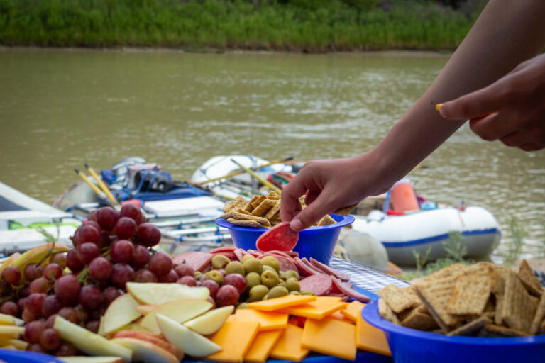 Desolation Camp Appetizer - Desolation Canyon - Mild to Wild Rafting