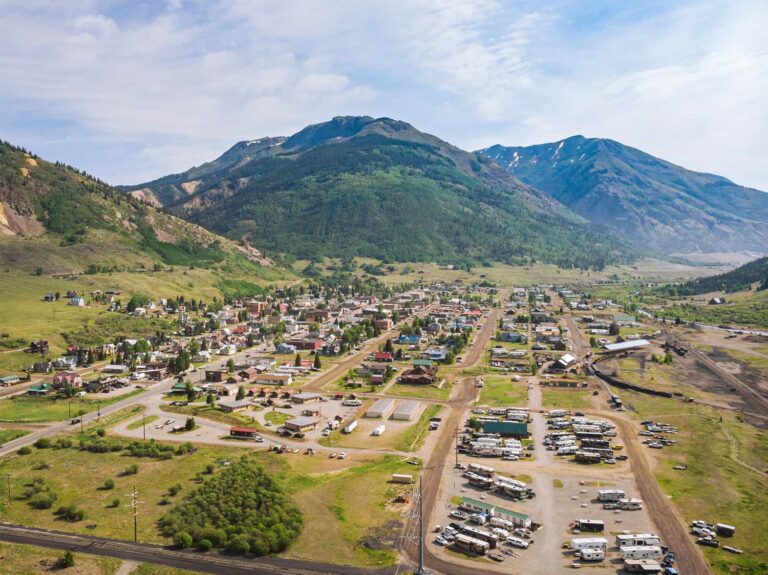 Scenic Drone Photo - Silverton, Colorado - Mild to Wild Rafting & Jeep Tours