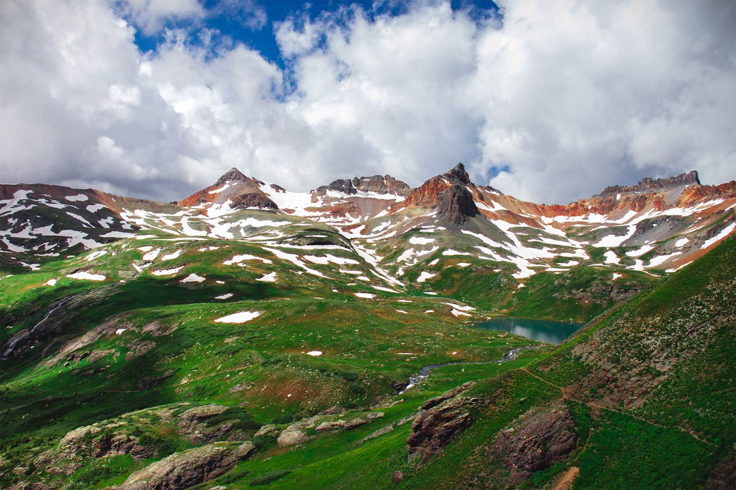 Ice Lakes Trail View - Silverton, CO - Mild to Wild