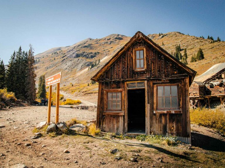 Animas Forks Building - Silverton Fall Jeep Tour - Mild to Wild