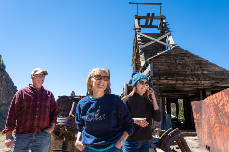 Family At Historic Mining Site - Silverton Jeep Tour - Mild to Wild