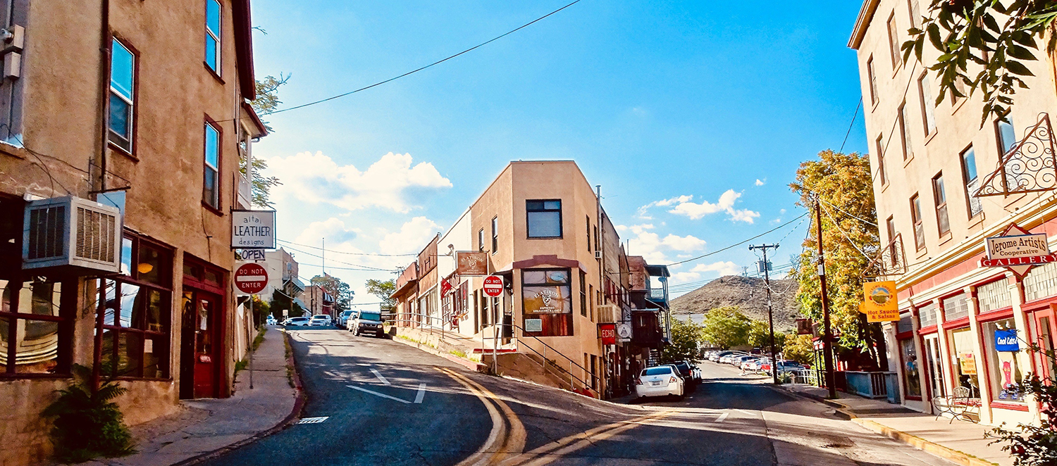 Street in Jerome Arizona - Mild to Wild 