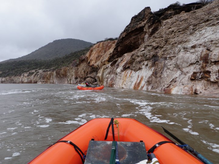 View from raft going down the Salt River