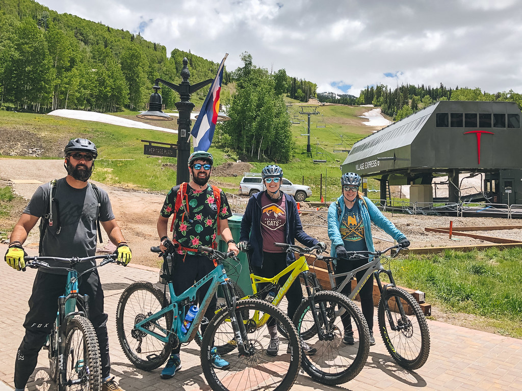 Telluride Mountain Bikers and Mountain Village - Mild to Wild