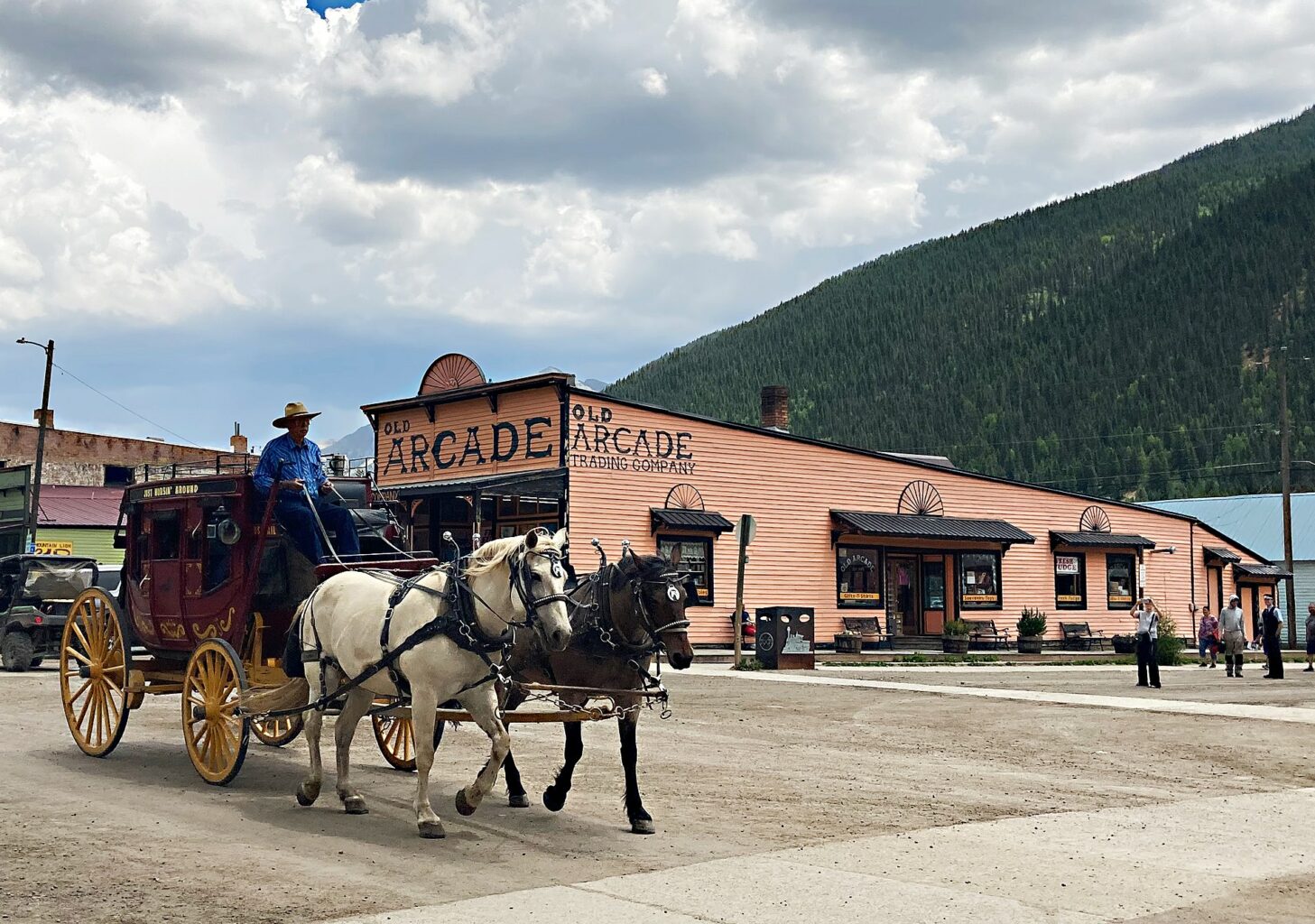 Old Arcade building in Silverton, Colorado
