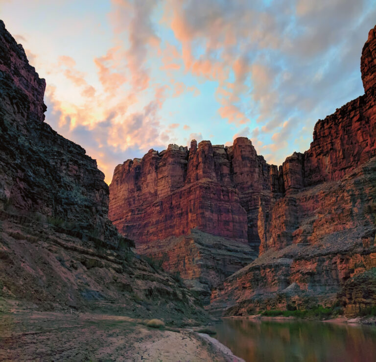 Cataract Canyon - Wide view of inside the canyon