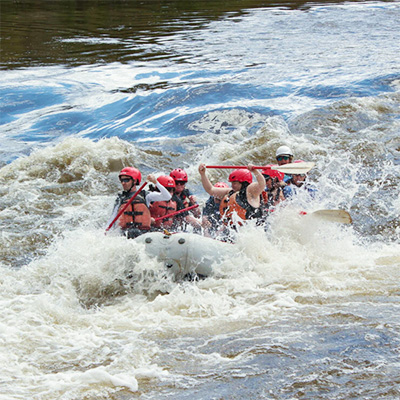 Salt River rapid - Mild to Wild rafting