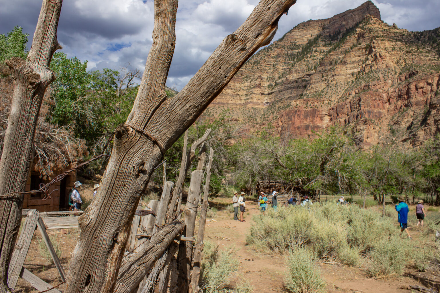 Desolation Canyon - Views of mountainsand people From The Ranch - Mild to Wild