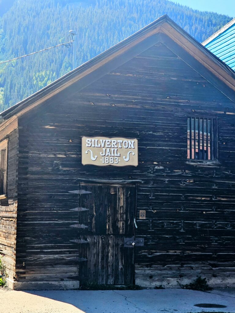 Front view of the Old Silverton Jail - Mild to Wild